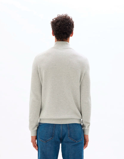 Celio_Grey Mel_100% Cotton Crew Neck Sweater_CELIM_GREY MEL_03