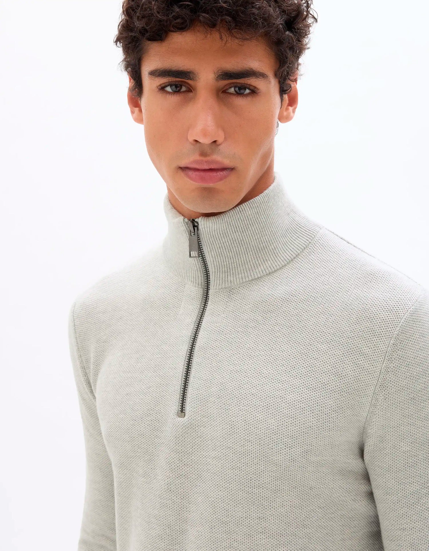 Celio_Grey Mel_100% Cotton Crew Neck Sweater_CELIM_GREY MEL_04