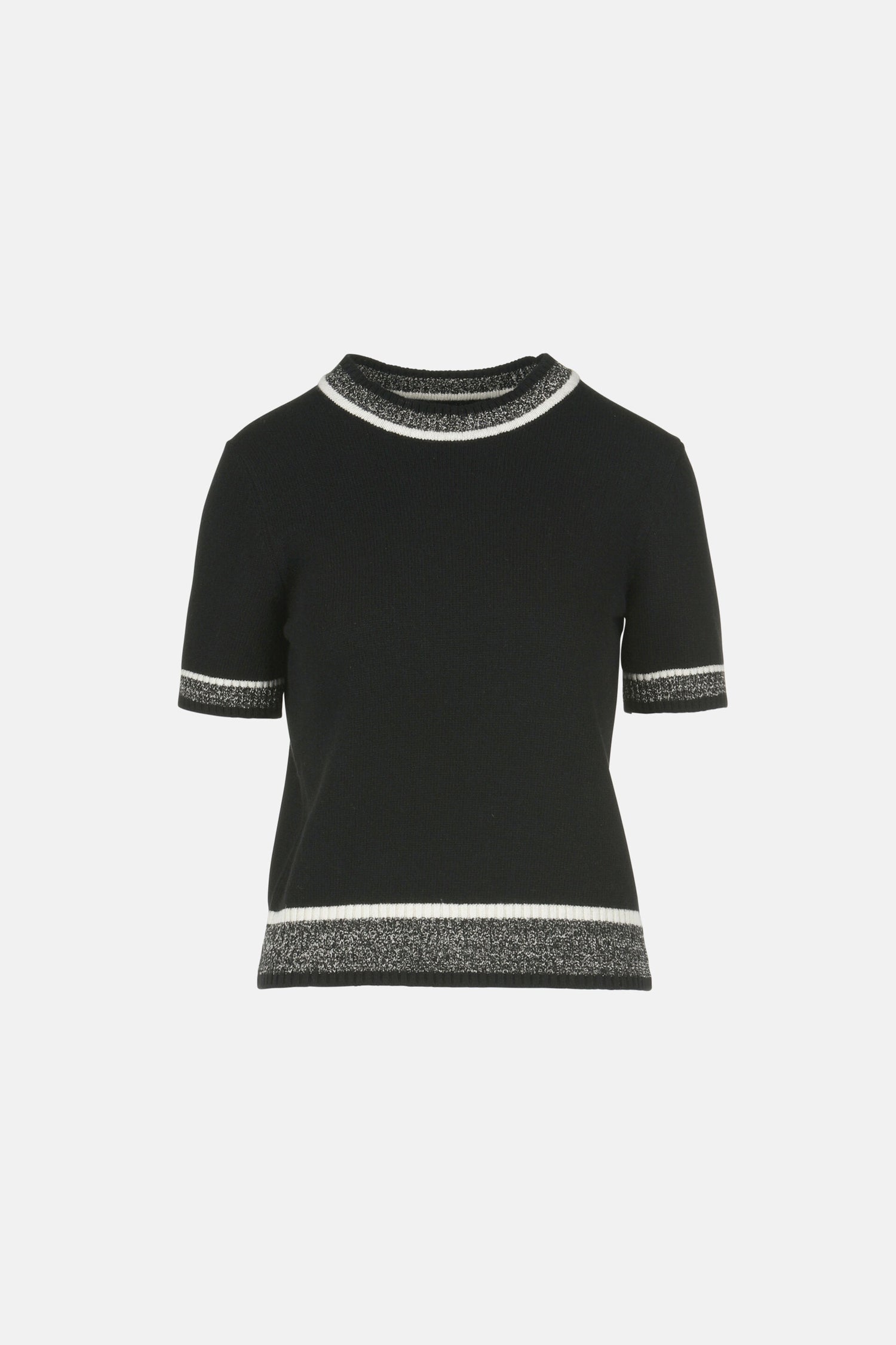 Luisa Spagnoli_Var Nero Mulin Panna_Cenerino - Knit Top_CENERINO_3038_05