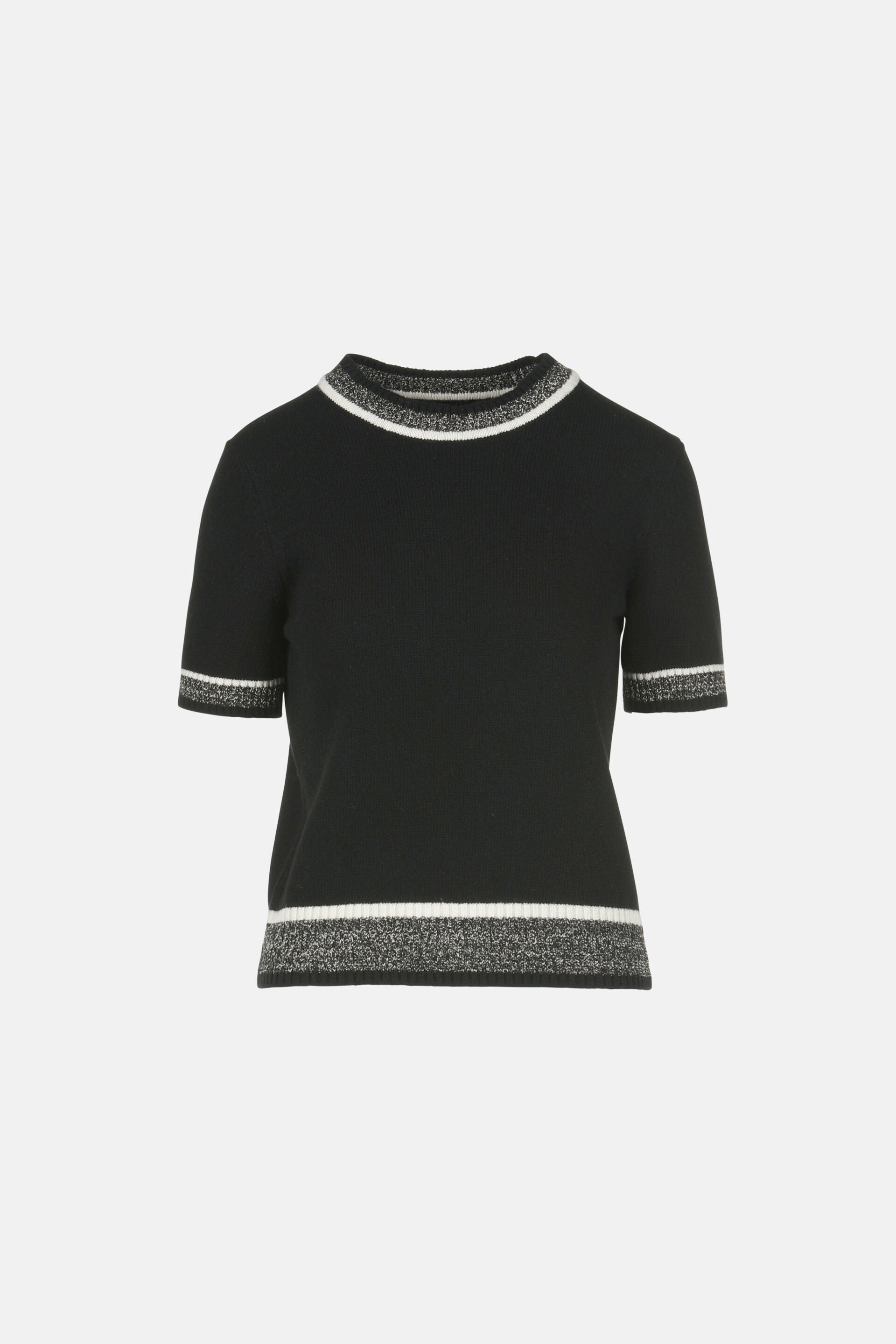 Luisa Spagnoli_Var Nero Mulin Panna_Cenerino - Knit Top_CENERINO_3038_05