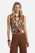 Luisa Spagnoli Var Tabacco Marrone Women Cetilena - Jacquard Vest SKU: CETILENA_3260 Image 01