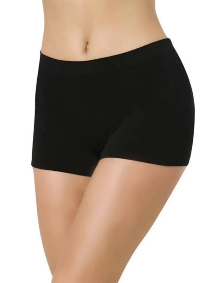 Marie France Black Women Aviva No-Show Stretch Bamboo Short SKU: COAVIVA_Black Image 01