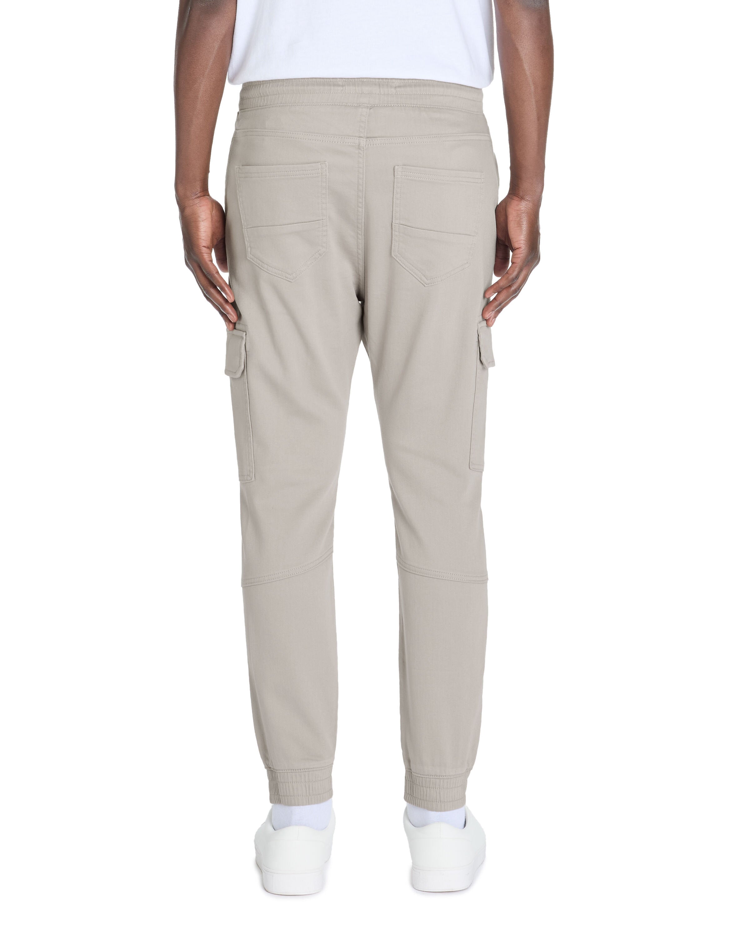 Celio_Grey Slim Cargo Pants 100% Stretch Cotton_COKIT4_GREY E25_03