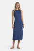 Luisa Spagnoli Blu Oceano Women Colonica - Openwork Knit Maxi Dress SKU: COLONICA_1243 Image 05