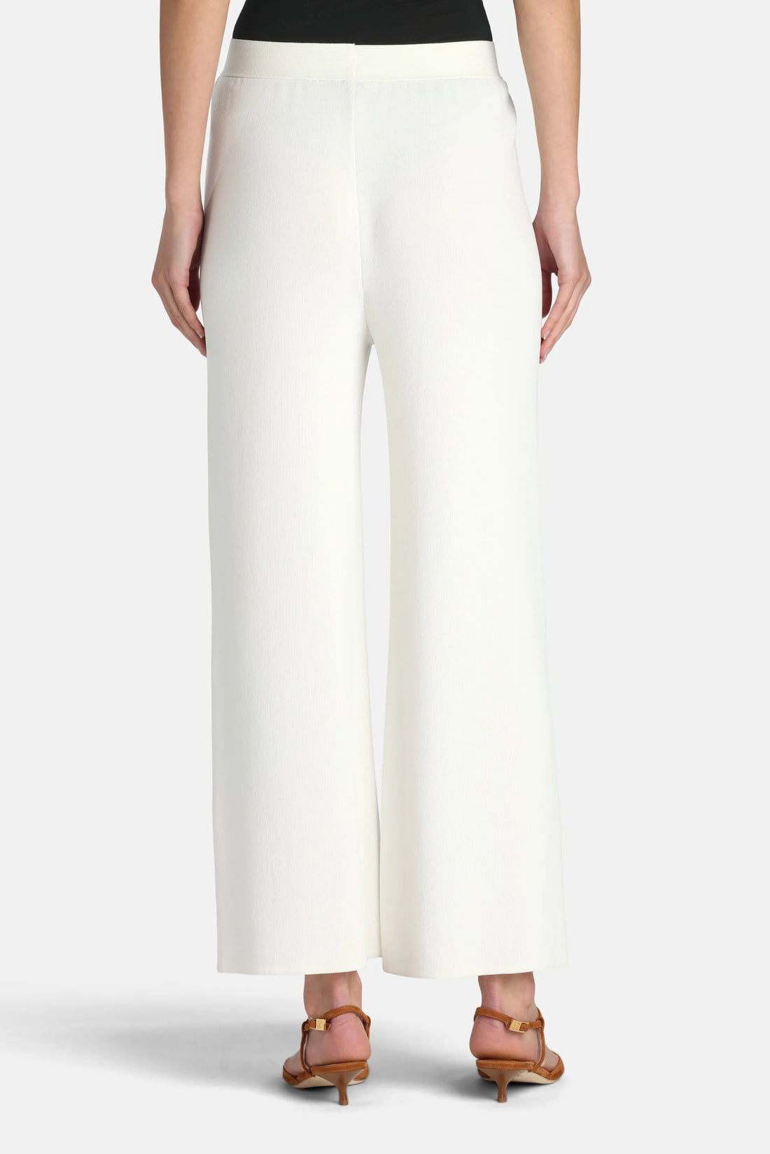 Luisa Spagnoli Tabacco Women Concilio - Knit Trousers SKU: CONCILIO B_2202 Image 02