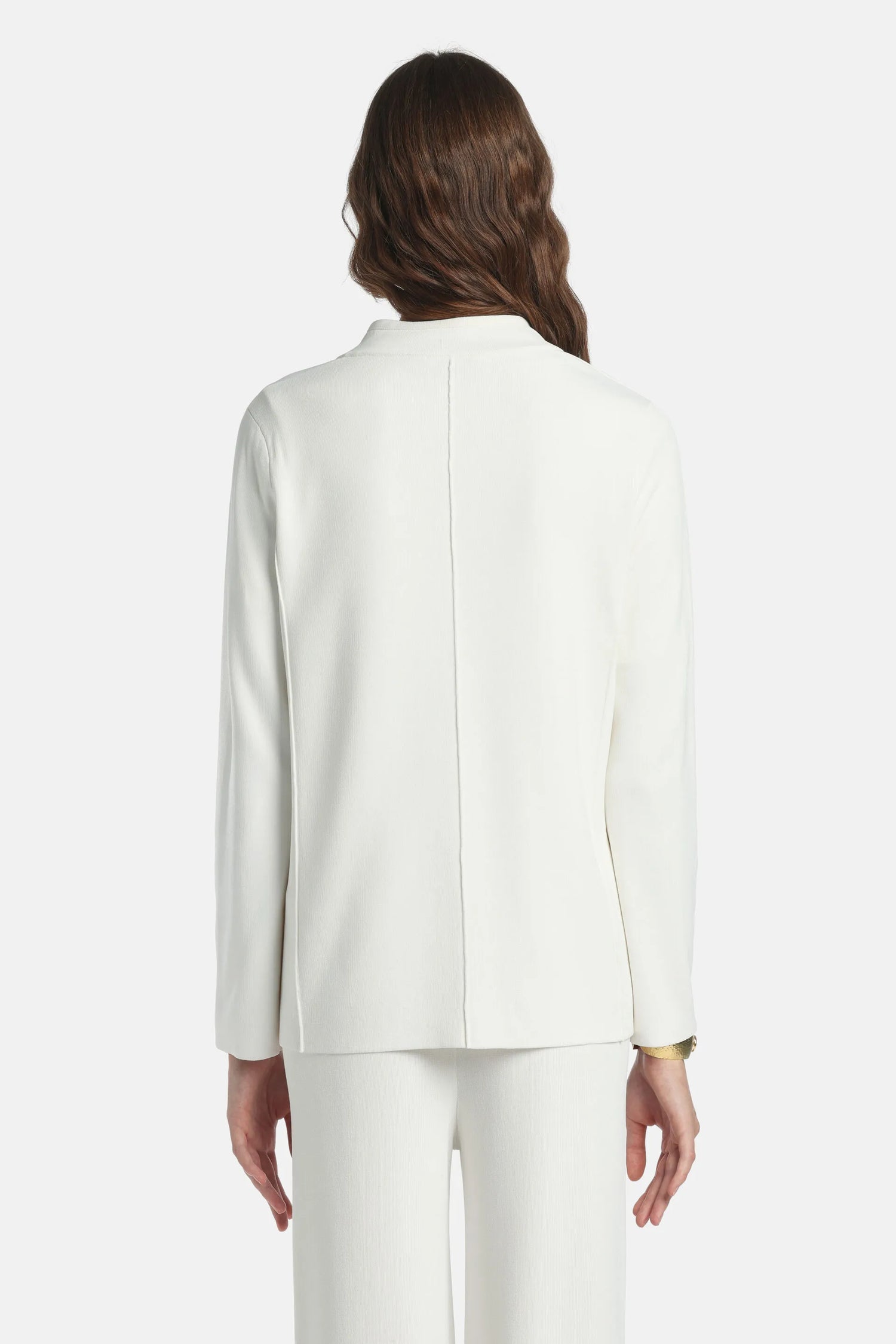 Luisa Spagnoli Panna/Panna Women Conduzione - Cardigan with Contoured Lapels SKU: CONDUZIONE_0202 0202 Image 02