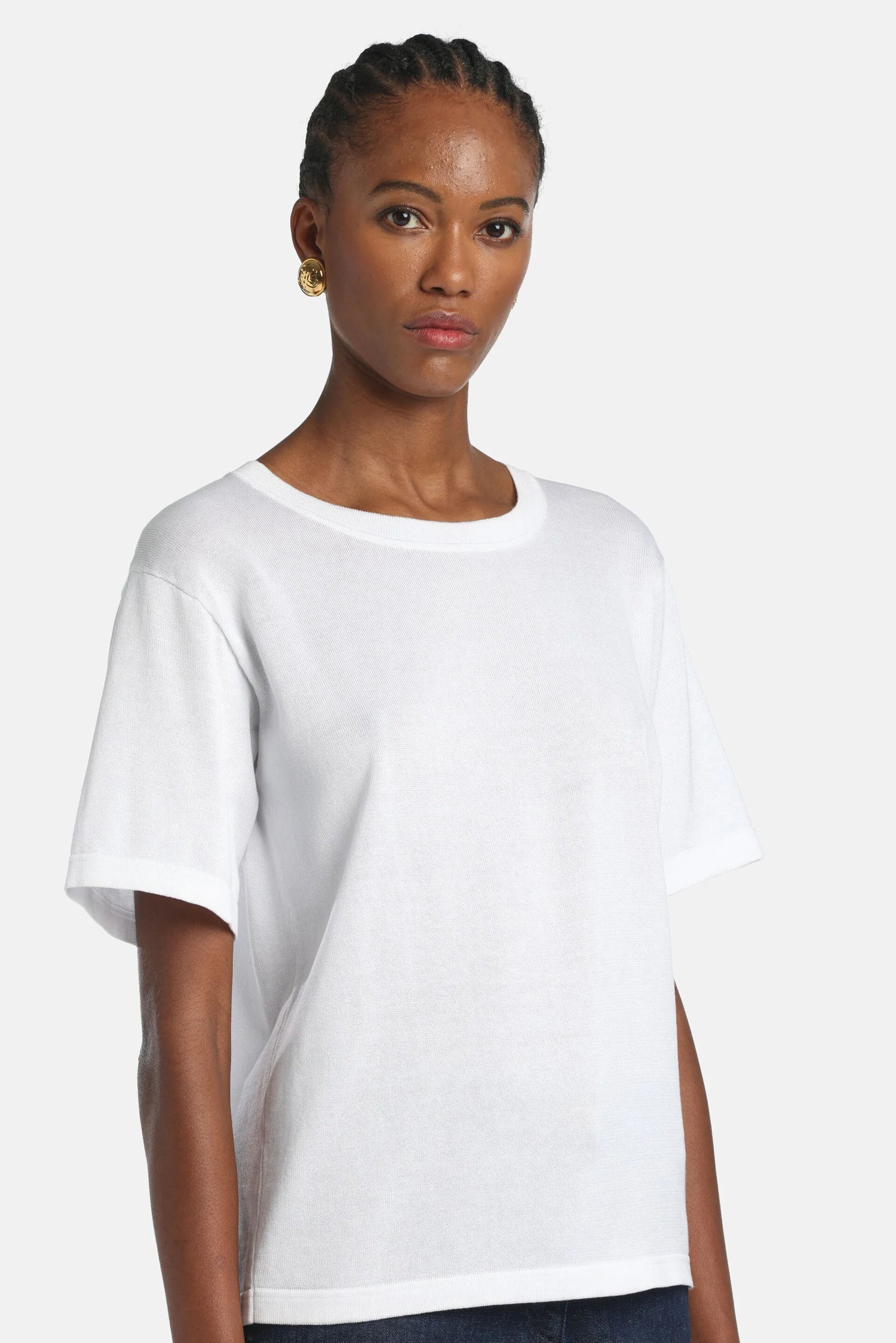 Luisa Spagnoli_Cream_Contagiri - Knit T-Shirt_CONTAGIRI A_0202_03