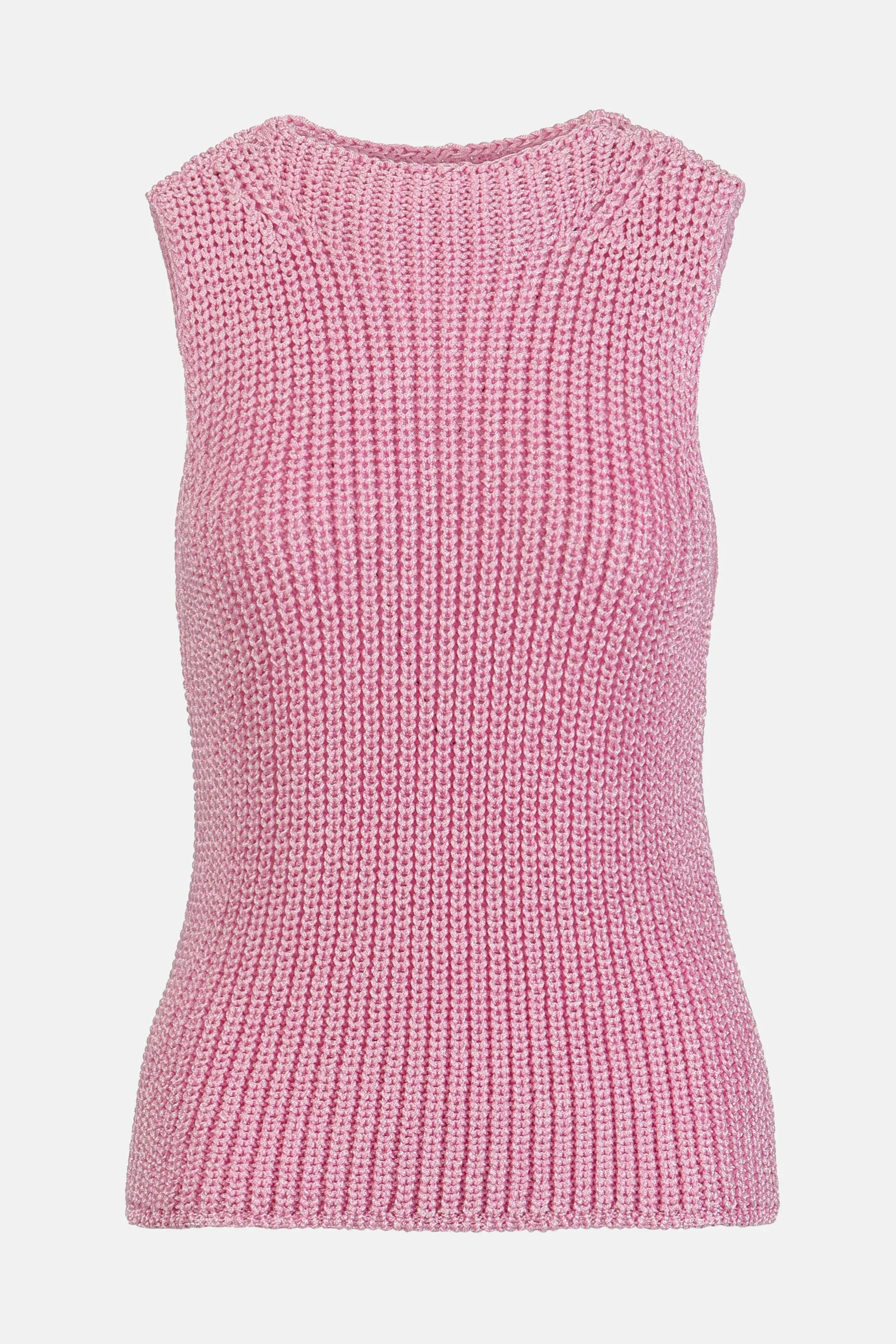 Luisa Spagnoli Rosa Women Coppetta - Openwork Vest SKU: COPPETTA_0322 Image 06