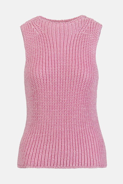 Luisa Spagnoli Rosa Women Coppetta - Openwork Vest SKU: COPPETTA_0322 Image 06