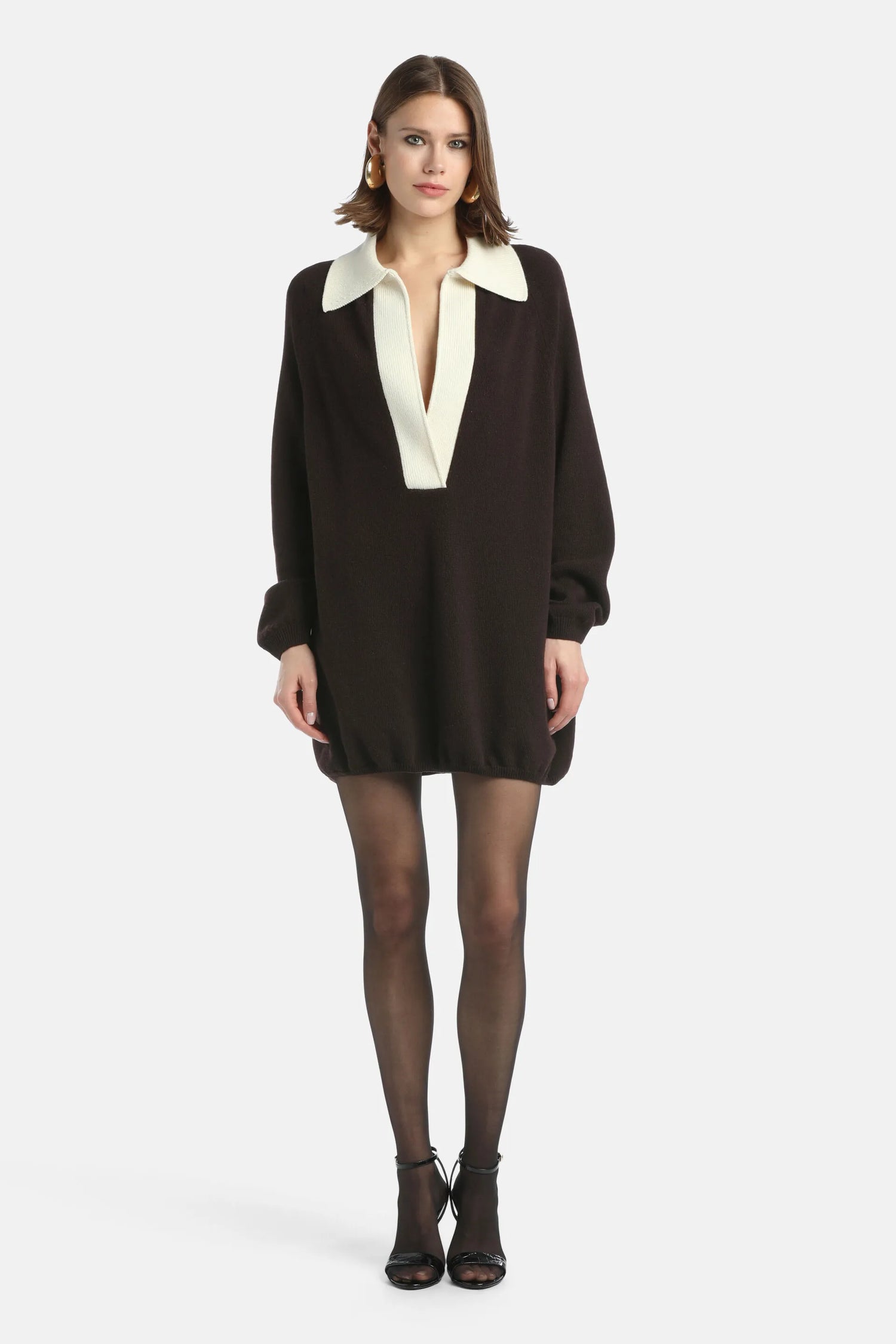 Luisa Spagnoli_Brown-Cream_Corinne - Oversized Pullover Ð Fashion Show_CORINNE_0921 0202_03