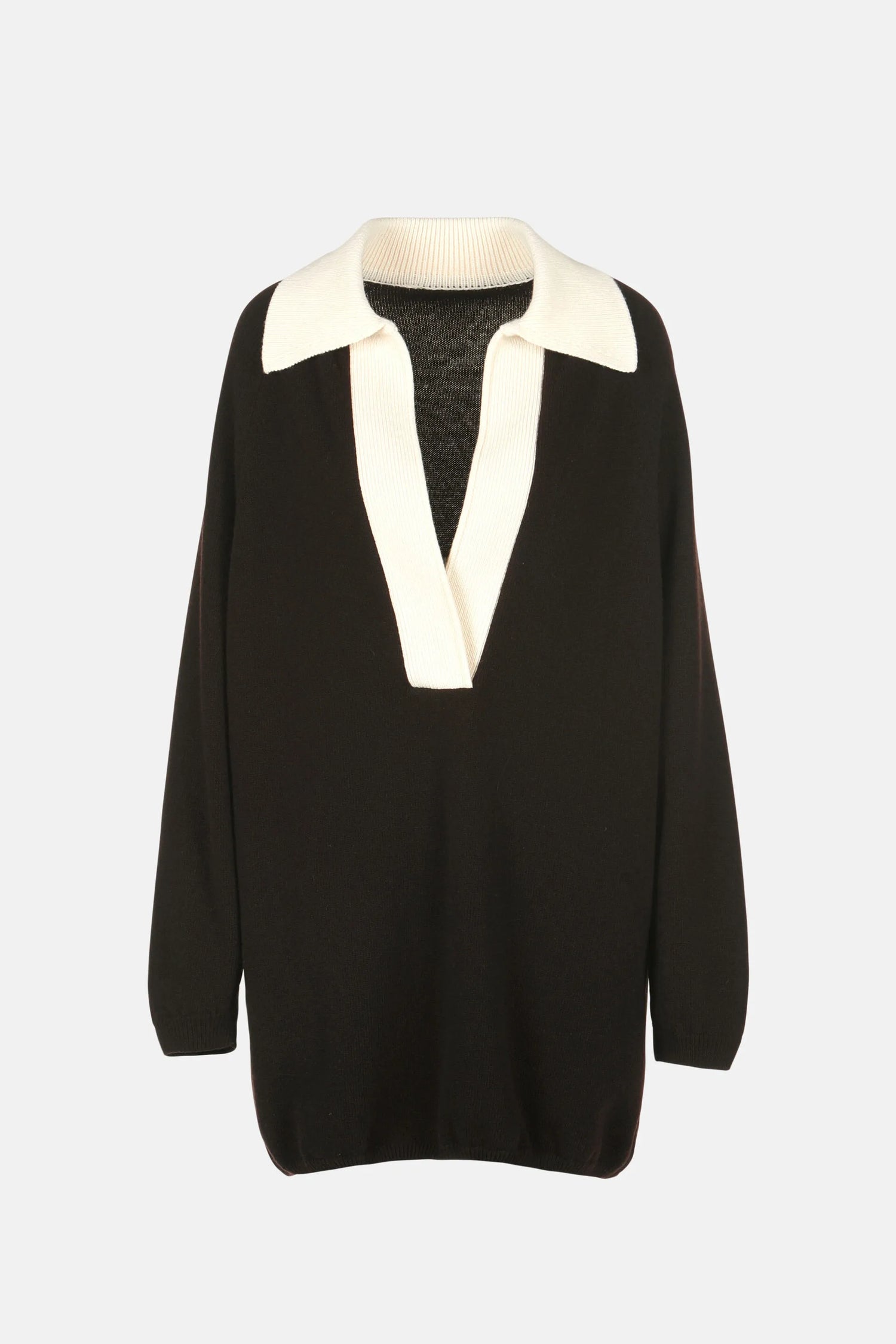 Luisa Spagnoli_Brown-Cream_Corinne - Oversized Pullover Ð Fashion Show_CORINNE_0921 0202_07