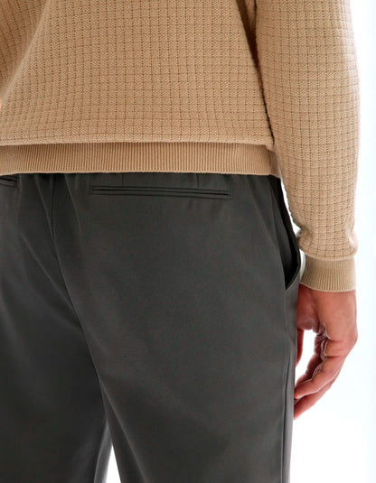 Celio_Grey_24H Slim Stretch 7/8 Pants_COSMART2L_GREY_05