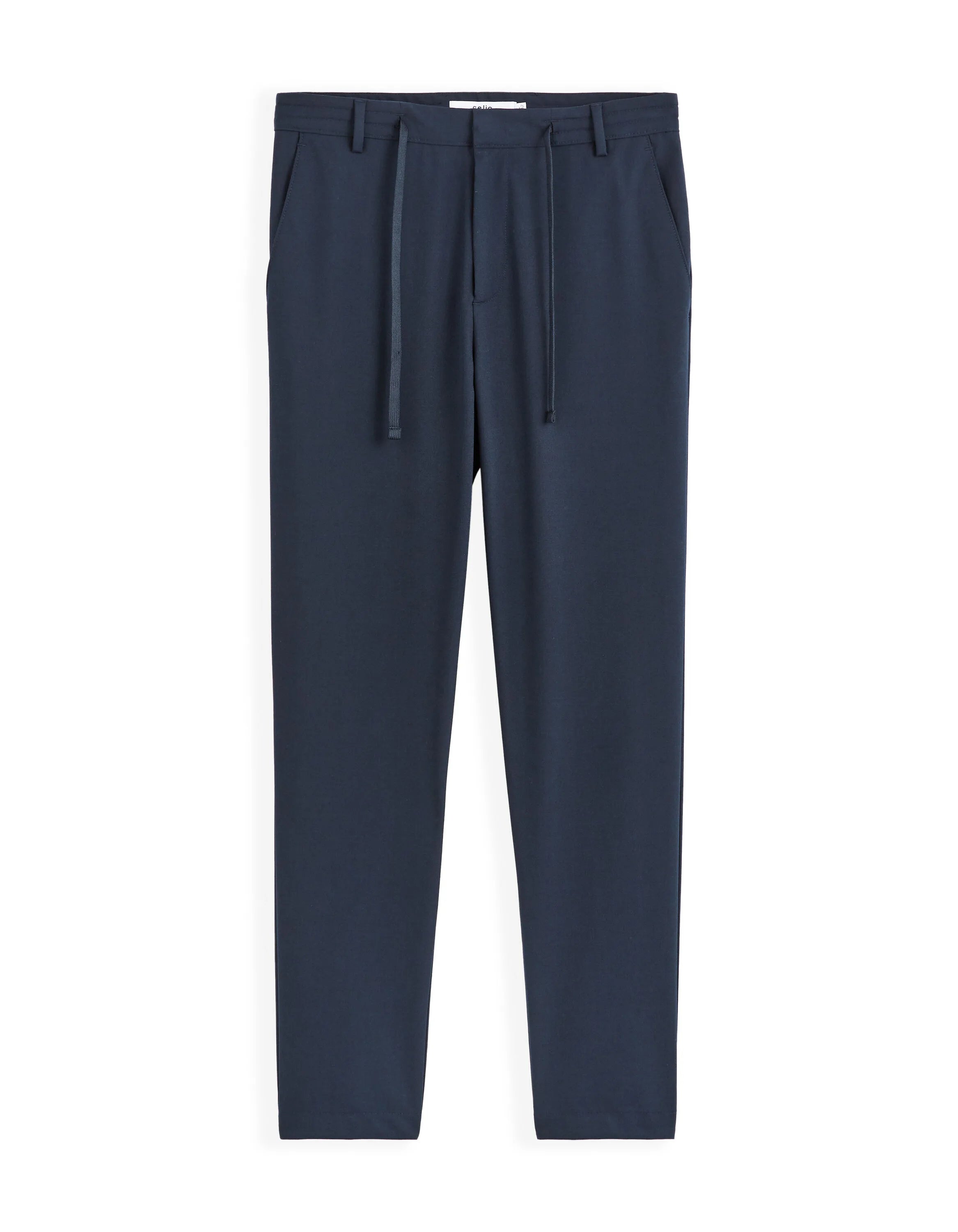 Celio_Marine_24H Slim Stretch 7/8 Pants_COSMART2L_MARINE_01