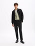 Celio_Black_24H Slim Stretch 7/8 Pants_COSMART_BLACK_01