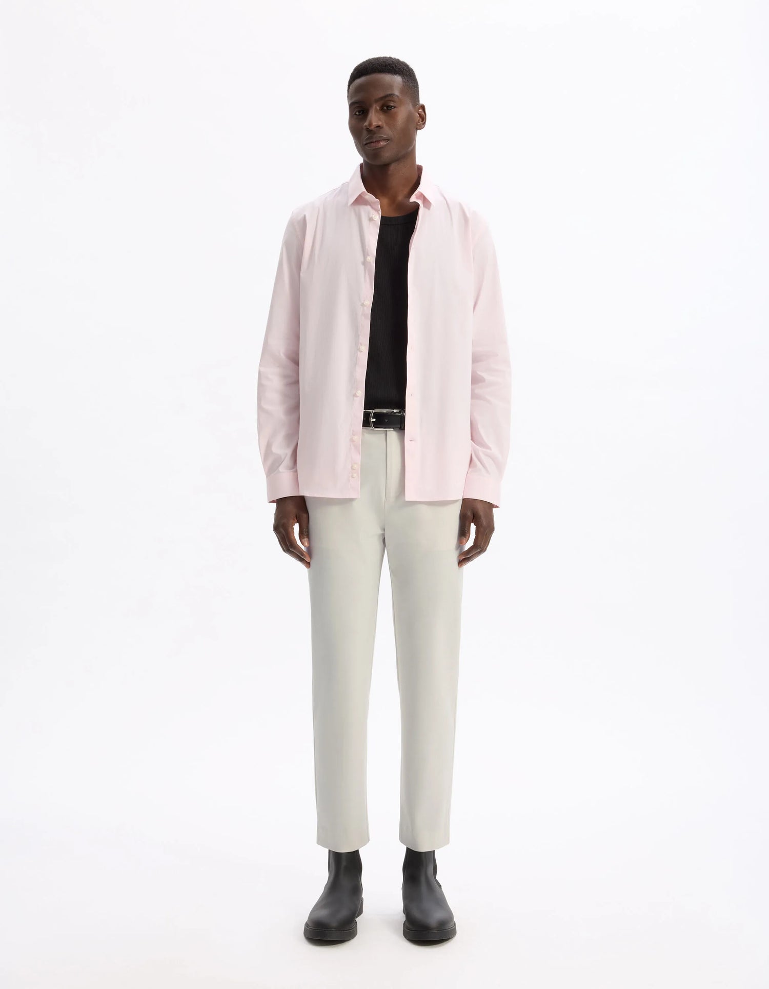 Celio_Ecru_24H Slim Stretch 7/8 Pants_COSMART_ECRU_01