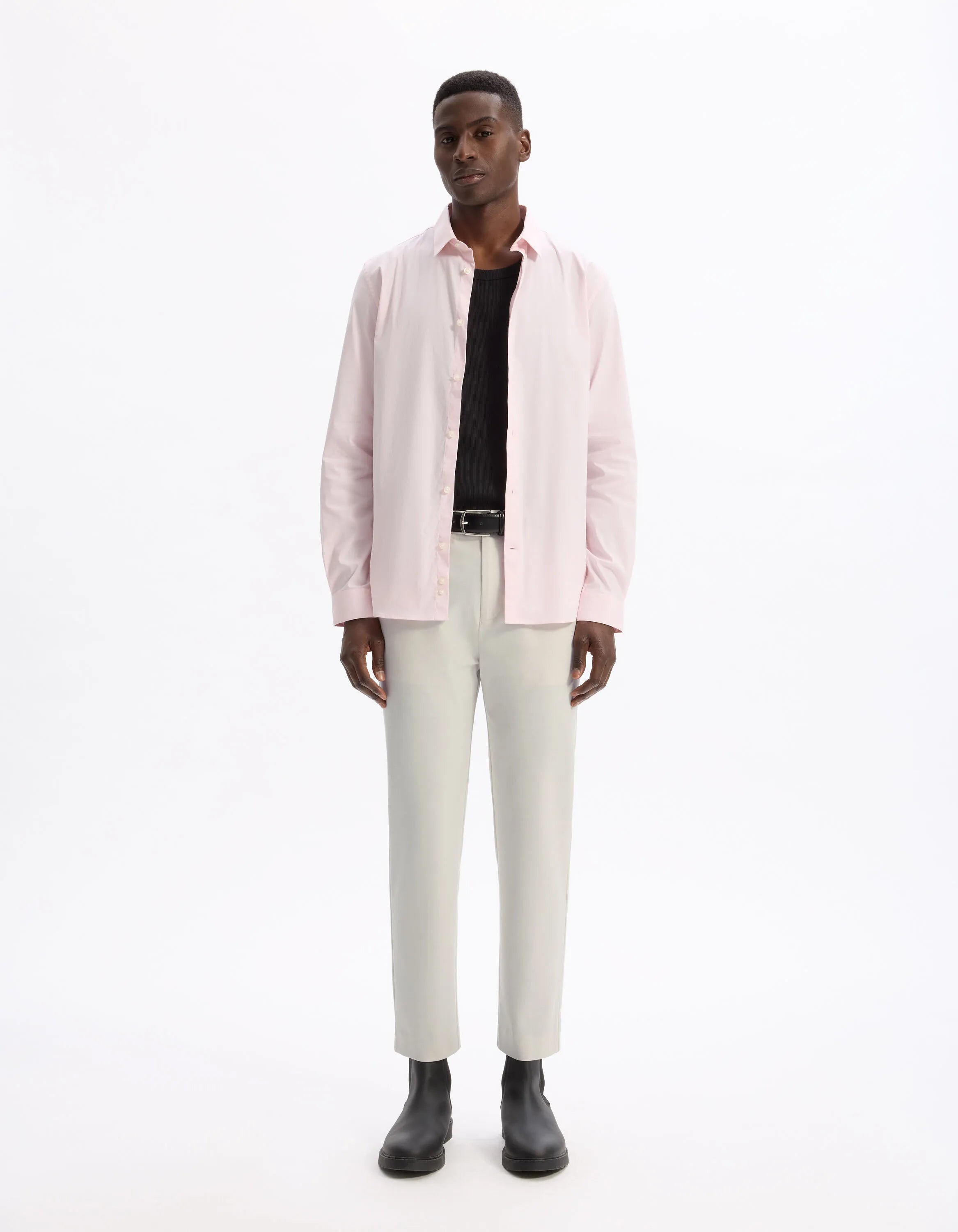 Celio_Ecru_24H Slim Stretch 7/8 Pants_COSMART_ECRU_01