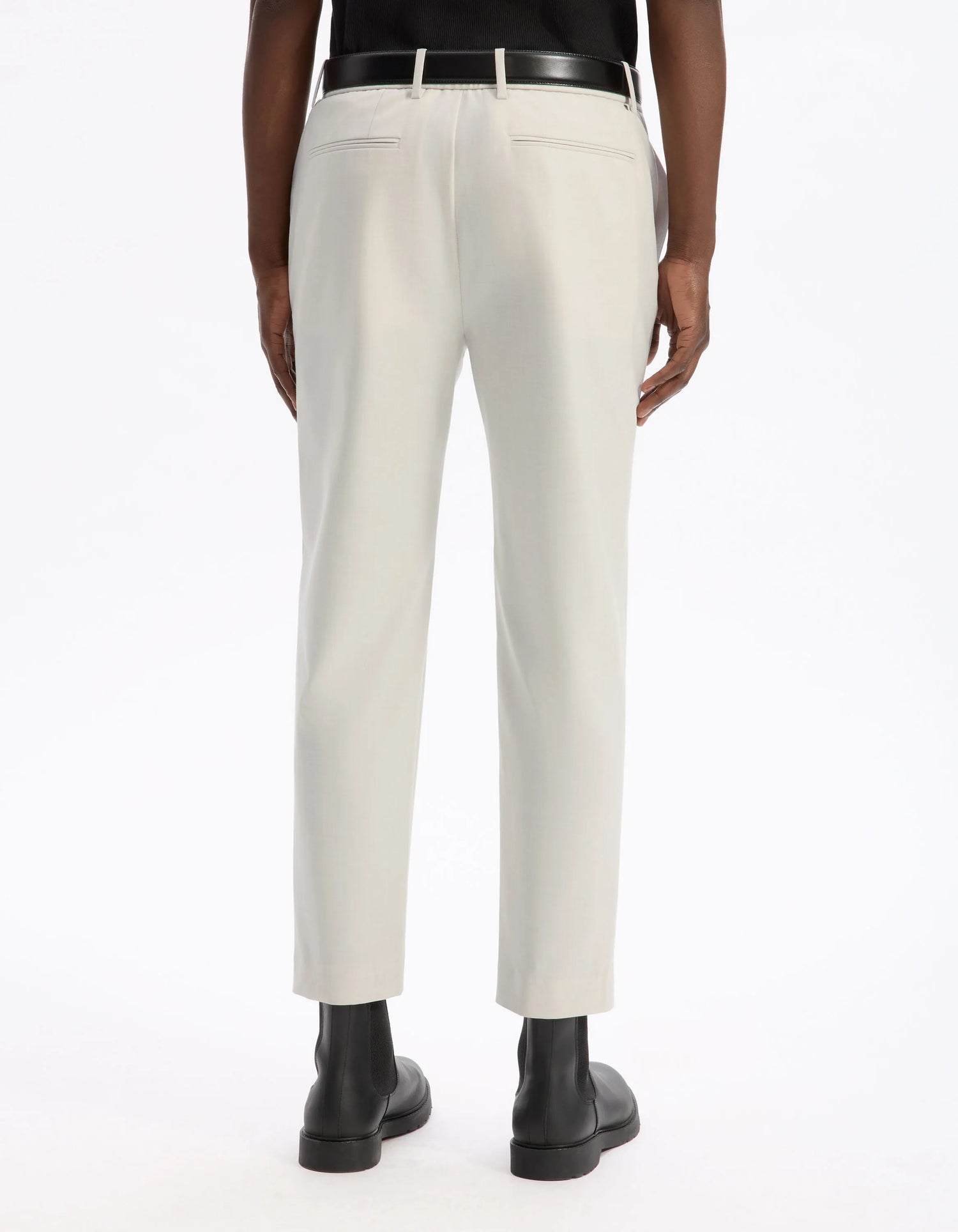 Celio_Ecru_24H Slim Stretch 7/8 Pants_COSMART_ECRU_03
