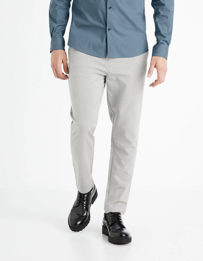 Celio_Grey_24H Slim Stretch 7/8 Pants_COSMART_GREY_02