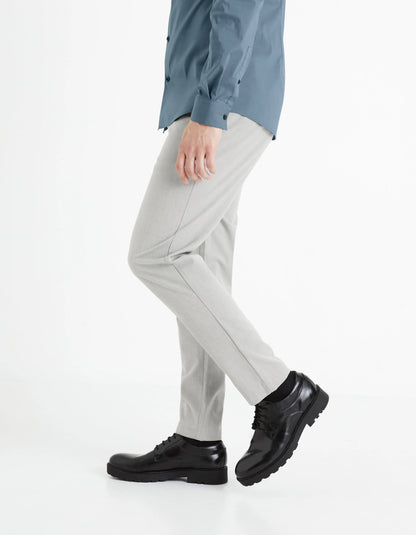 Celio_Grey_24H Slim Stretch 7/8 Pants_COSMART_GREY_04