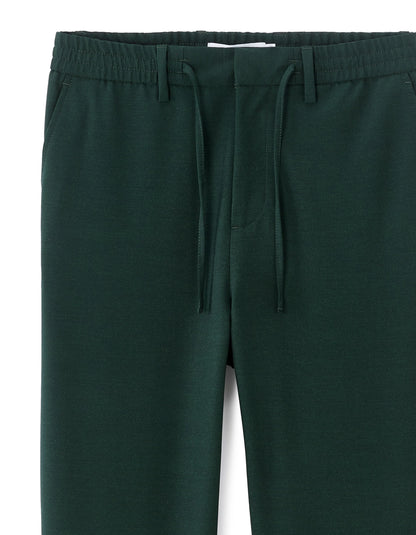 Celio_Vert Fonce_24H Slim Stretch 7/8 Pants_COSMART_VERT FONCE_06