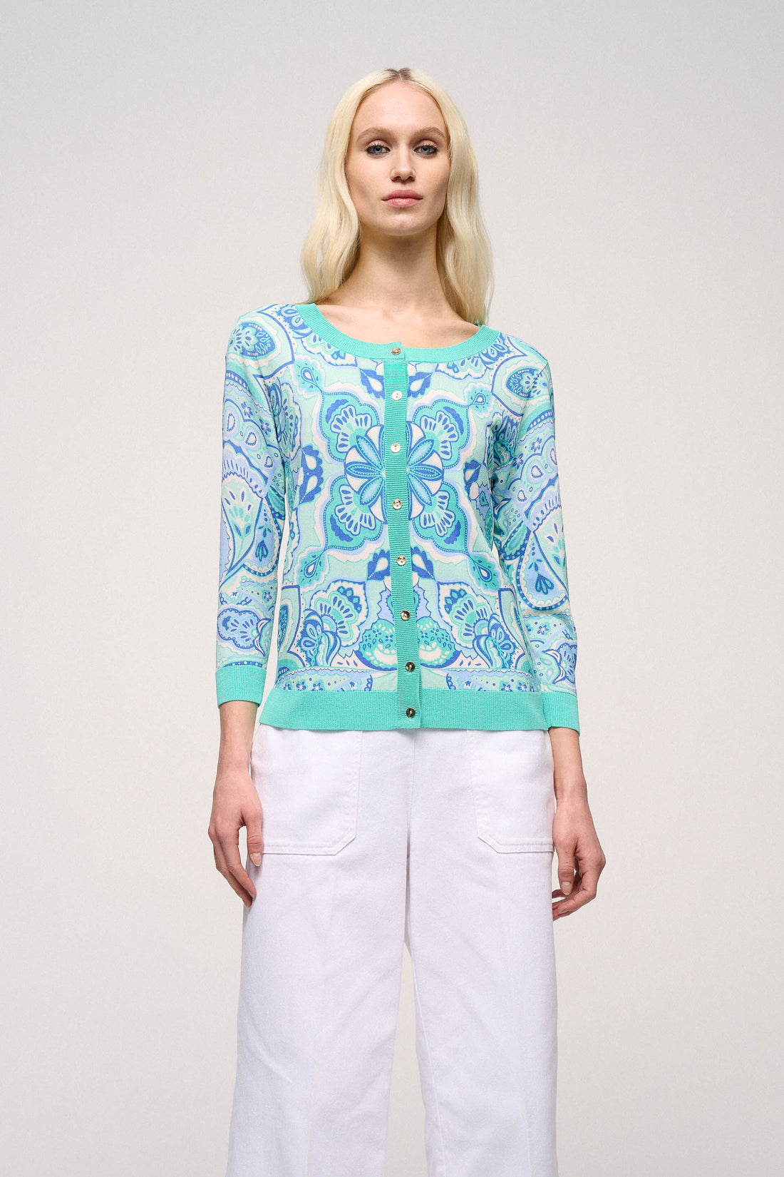 Crostone Paisley Cardigan_CROSTONE_3610_05