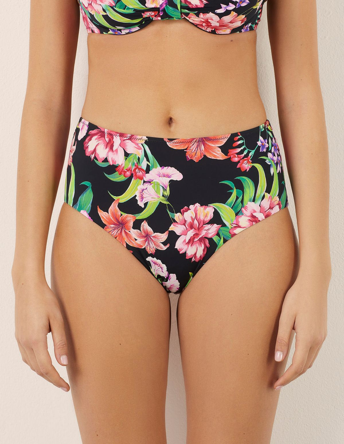Yamamay_Marianna High-Waist Bikini Bottom with Floral Print_CSLD182028_128_02
