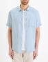 Regular Shirt 100% Linen - Light Blue_02