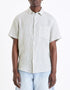 Regular 100% Linen Shirt - Sage_02