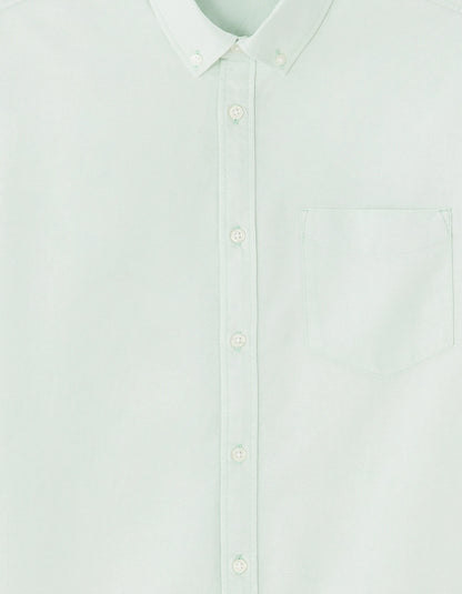 Celio_Mint_Regular Oxford Shirt 100% Cotton_DAXFORDMC_MINT_05