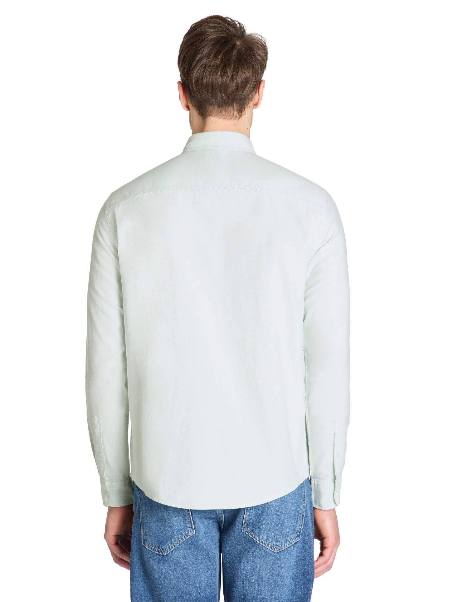 Celio_Menthe Chemise Regular 100% Coton Oxford_DAXFORD_MINT_03