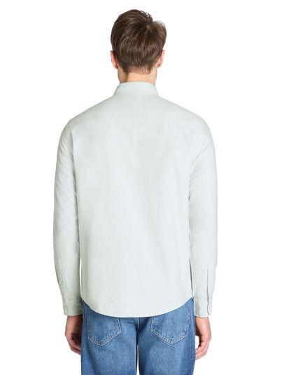 Celio_Menthe Chemise Regular 100% Coton Oxford_DAXFORD_MINT_03