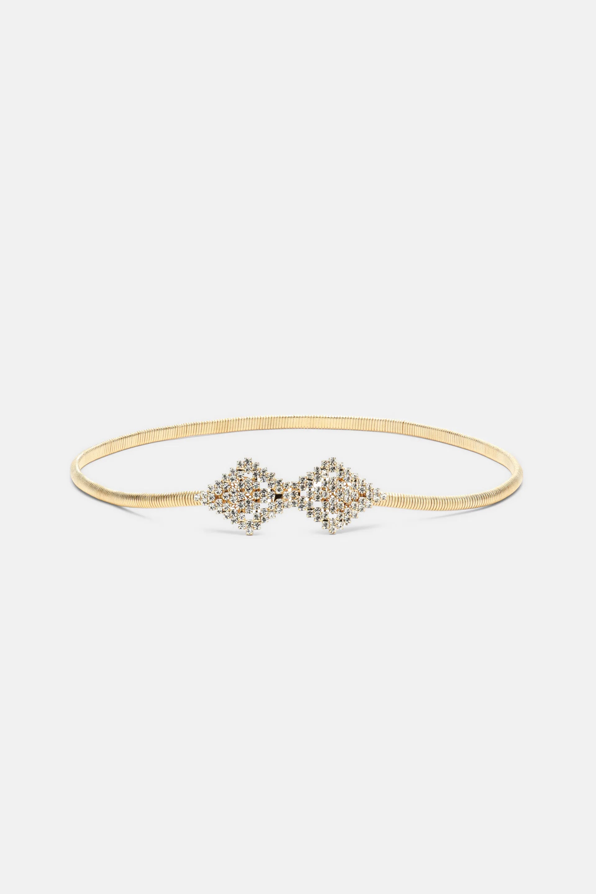 Luisa Spagnoli Nickel/Oro Women Decenza - Jewelled Belt SKU: DECENZA A_0001 0002 Image 01