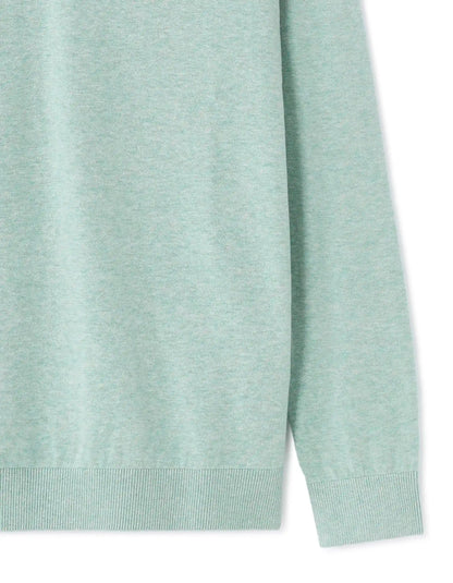 Celio_Celadon Mel_100% Cotton V-Neck Sweater_DECOTONV_CELADON MEL_06