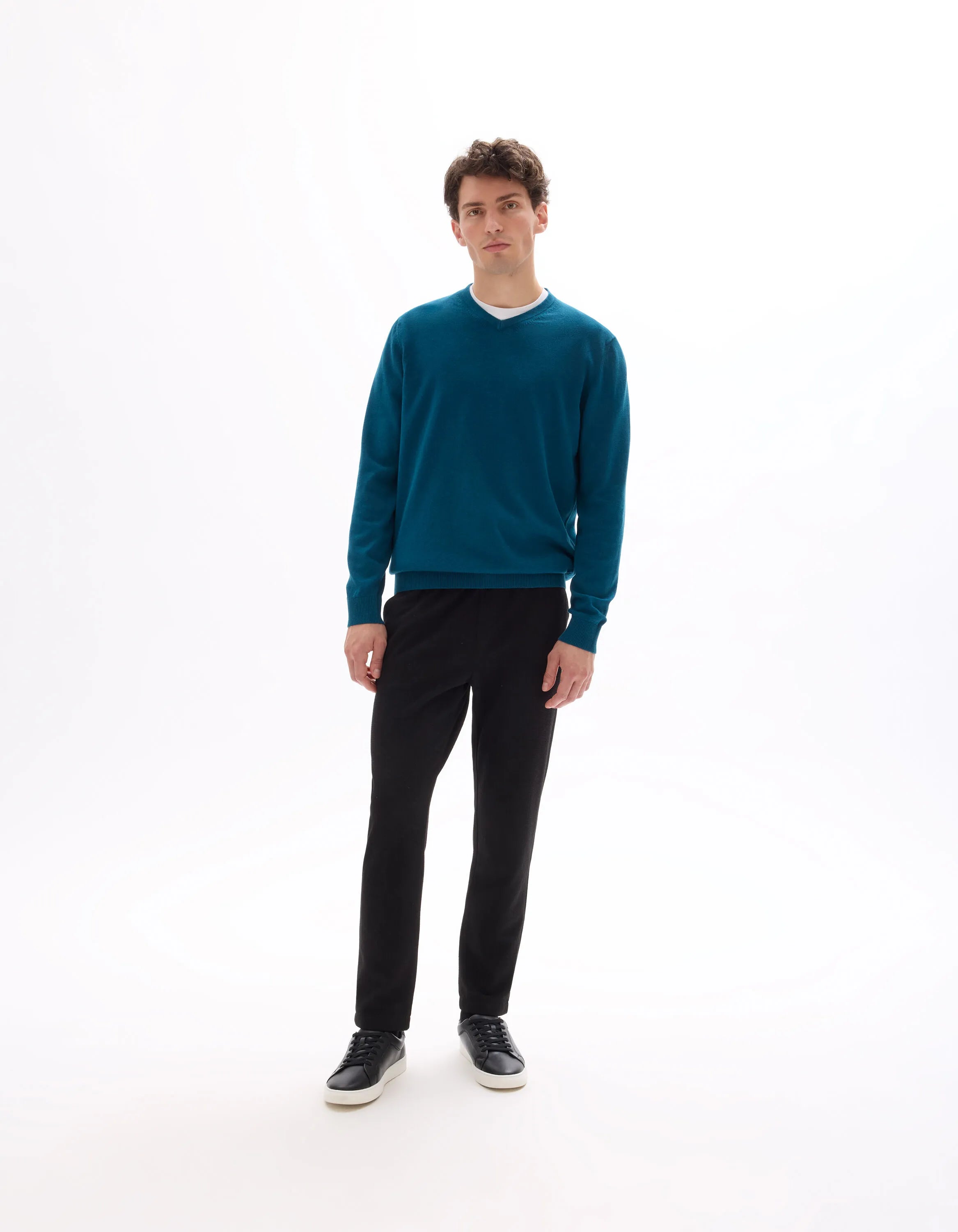 Celio_Poseidon_100% Cotton V-Neck Sweater_DECOTONV_POSEIDON_02