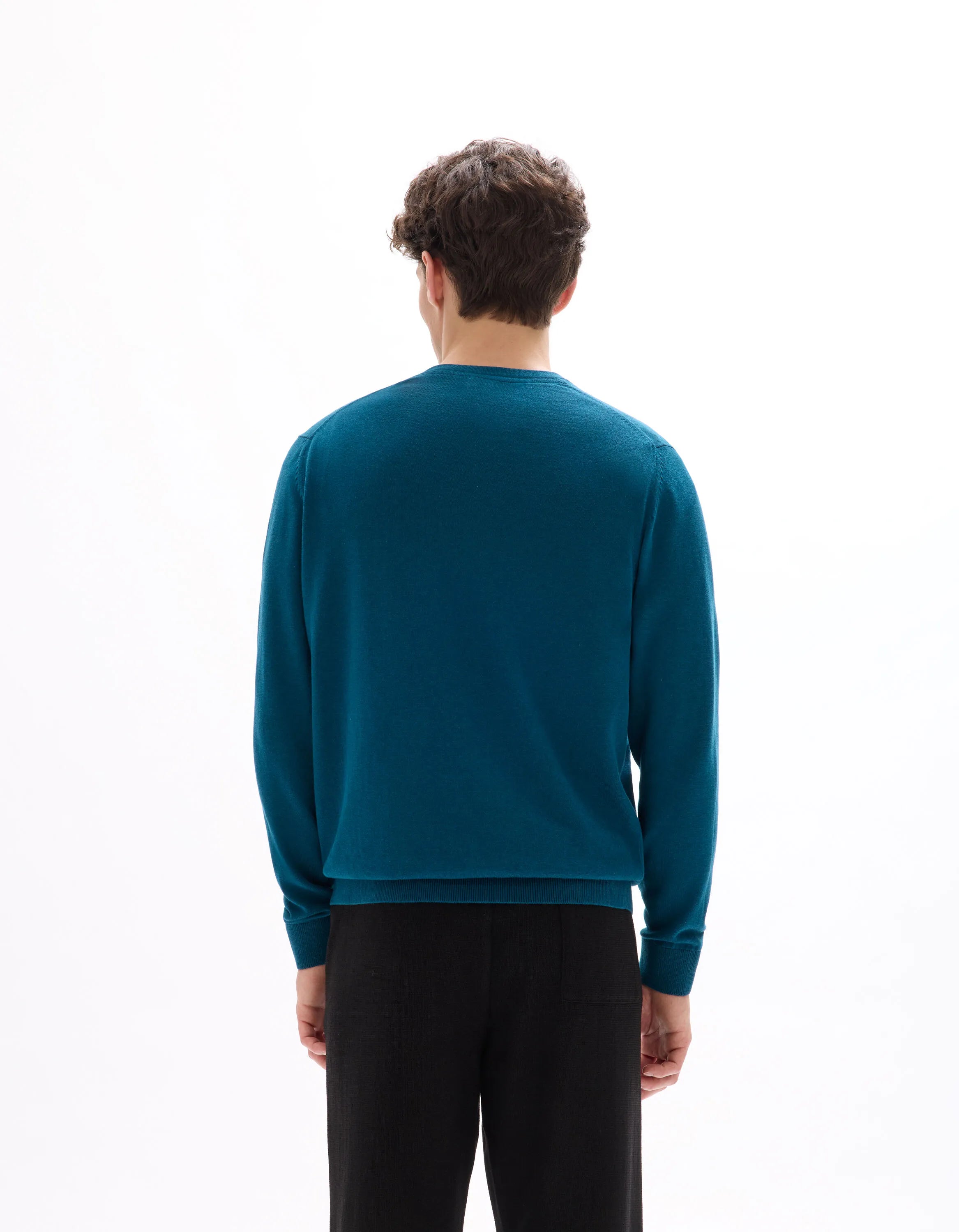 Celio_Poseidon_100% Cotton V-Neck Sweater_DECOTONV_POSEIDON_03