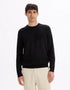 Celio_Black_100% Cotton Round Neck Sweater_DECOTON_BLACK_01