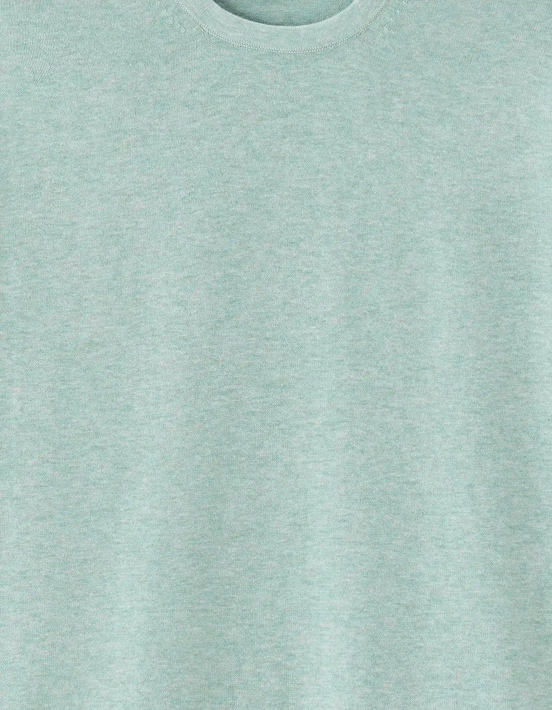 Celio_Celadon Mel_Round Neck Sweater 100% Cotton_DECOTON_CELADON MEL_05