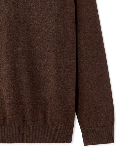 Celio_Dark Brown_100% Cotton Crew Neck Sweater_DECOTON_DARK BROWN_06