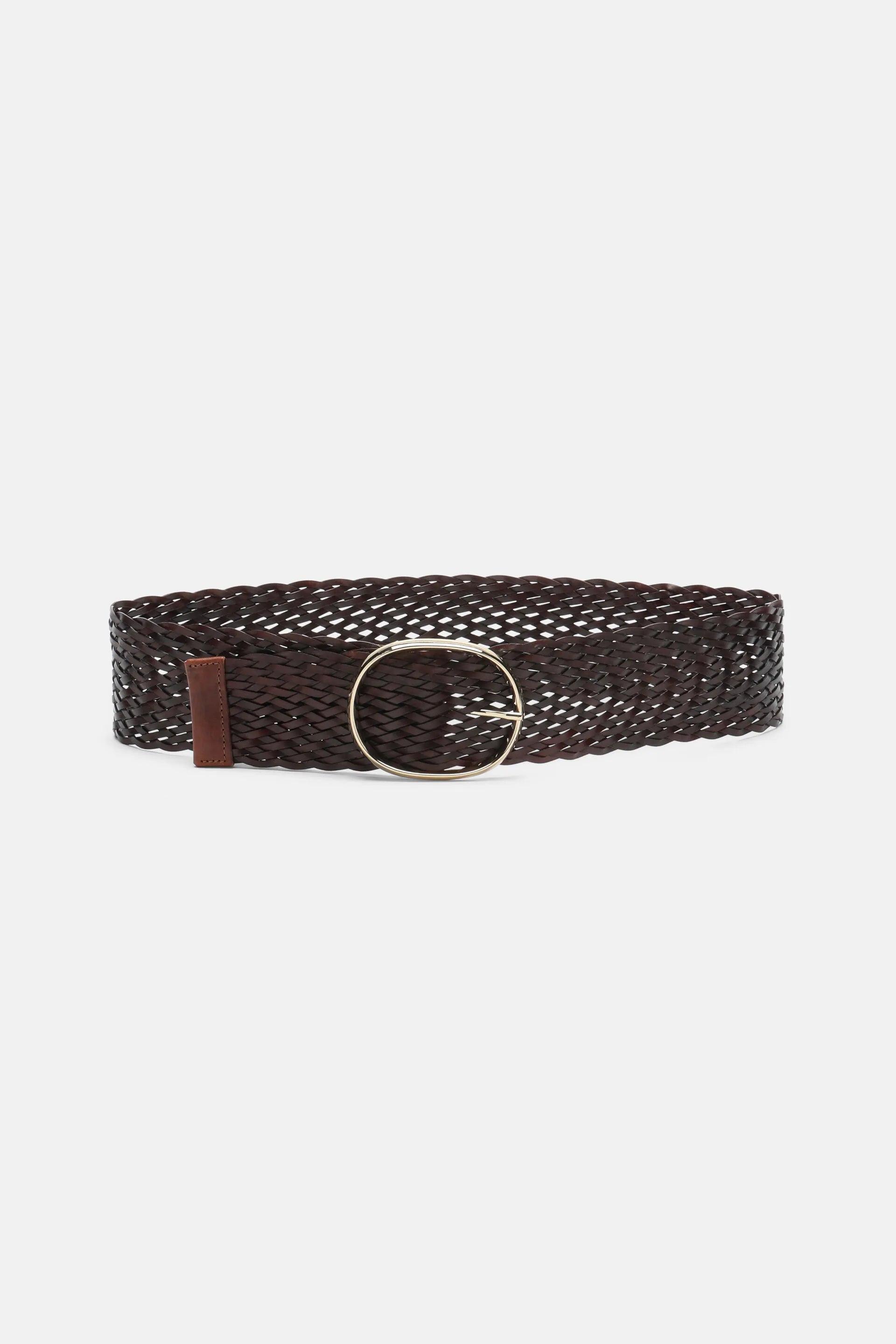 Luisa Spagnoli Testa Moro(Cognac)/Oro Women Despota - Leather Belt SKU: DESPOTA A_0934 0002 Image 01