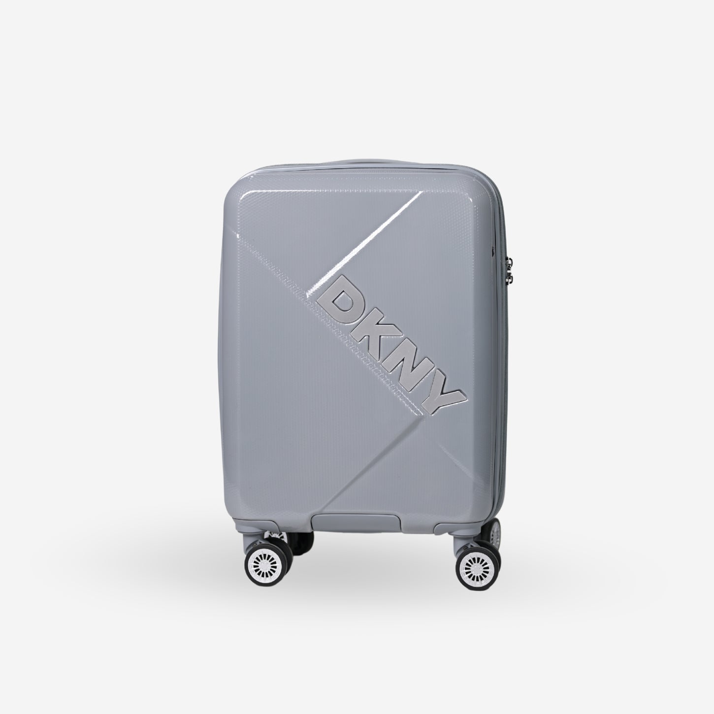 DKNY_Grey_Dkny Tshirt Grey Cabin Luggage_DH118YC5_GRY_01