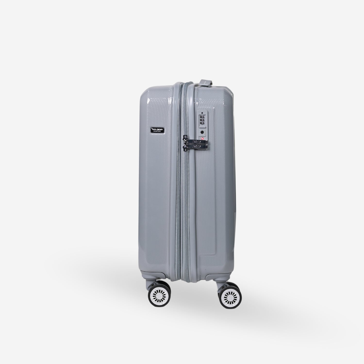 DKNY_Grey_Dkny Tshirt Grey Cabin Luggage_DH118YC5_GRY_02