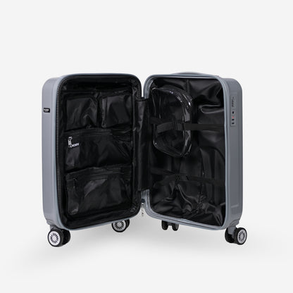 DKNY_Grey_Dkny Tshirt Grey Cabin Luggage_DH118YC5_GRY_04