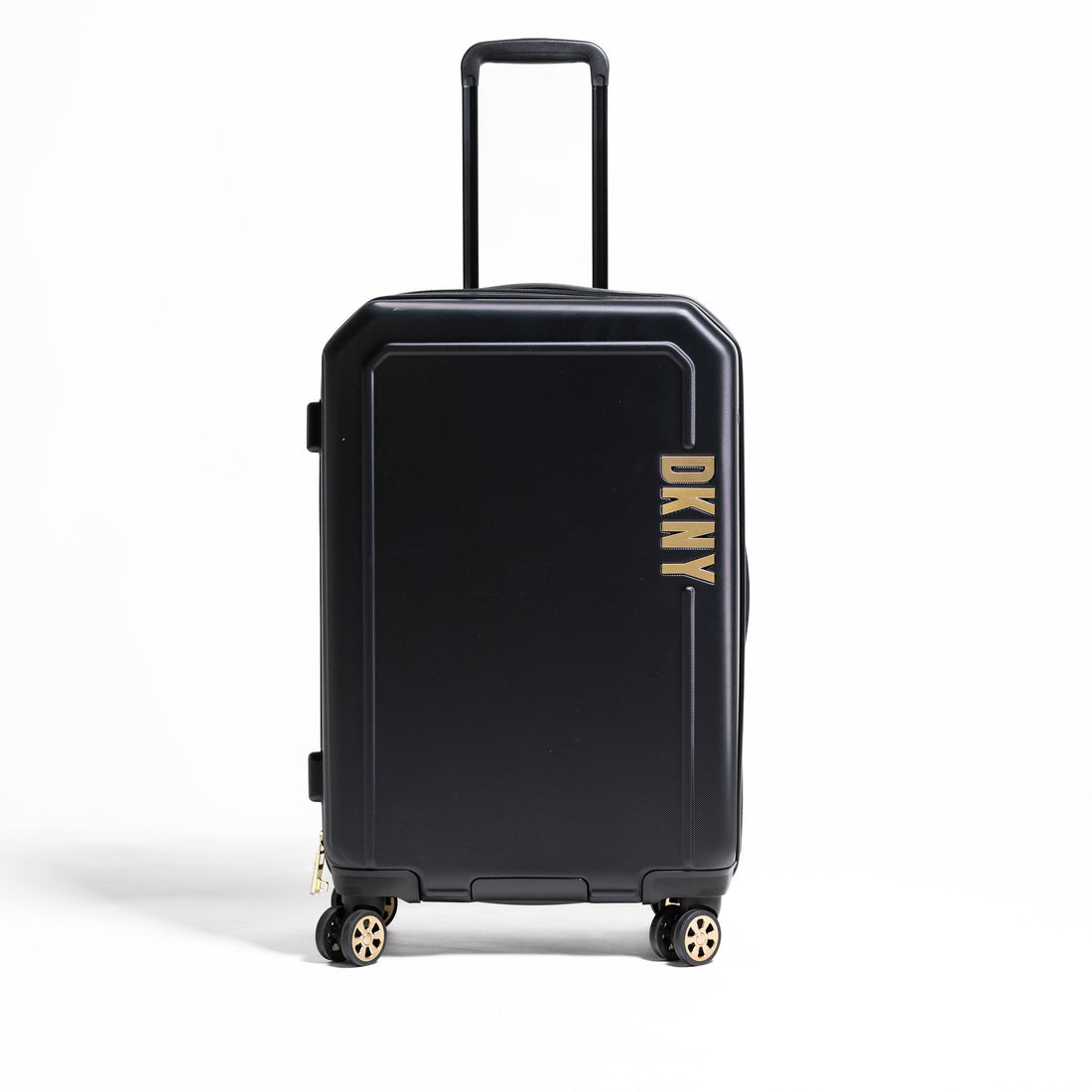 DKNY Black Medium Luggage_DH418CC4_BLK_01