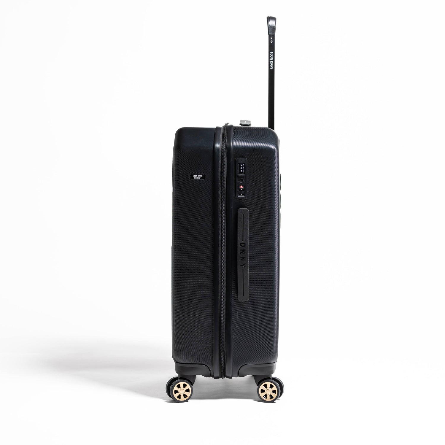 DKNY Black Medium Luggage_DH418CC4_BLK_03