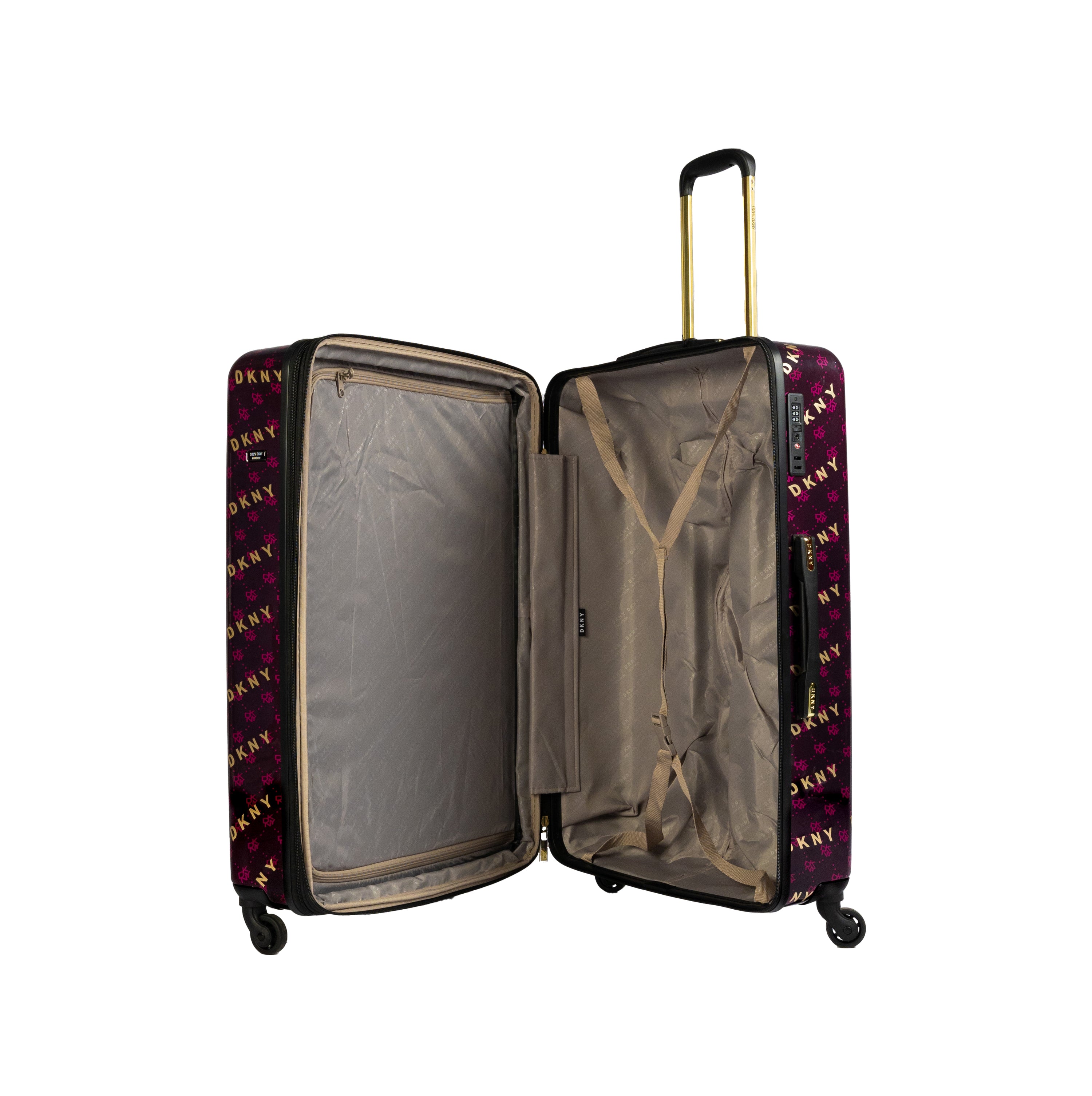 DKNY Purple Large Luggage - BEVAVA