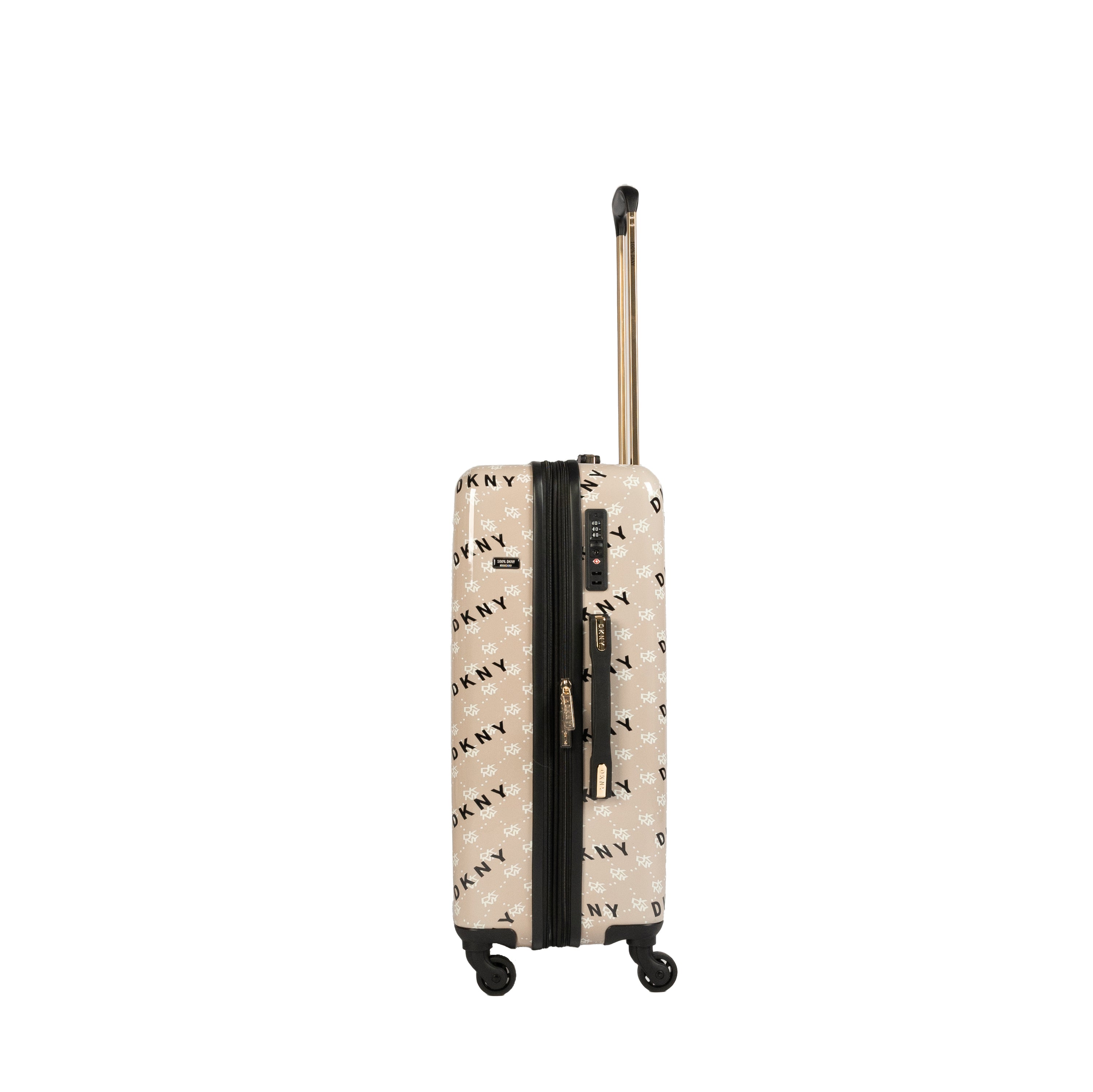 DKNY Beige Large Luggage - BEVAVA