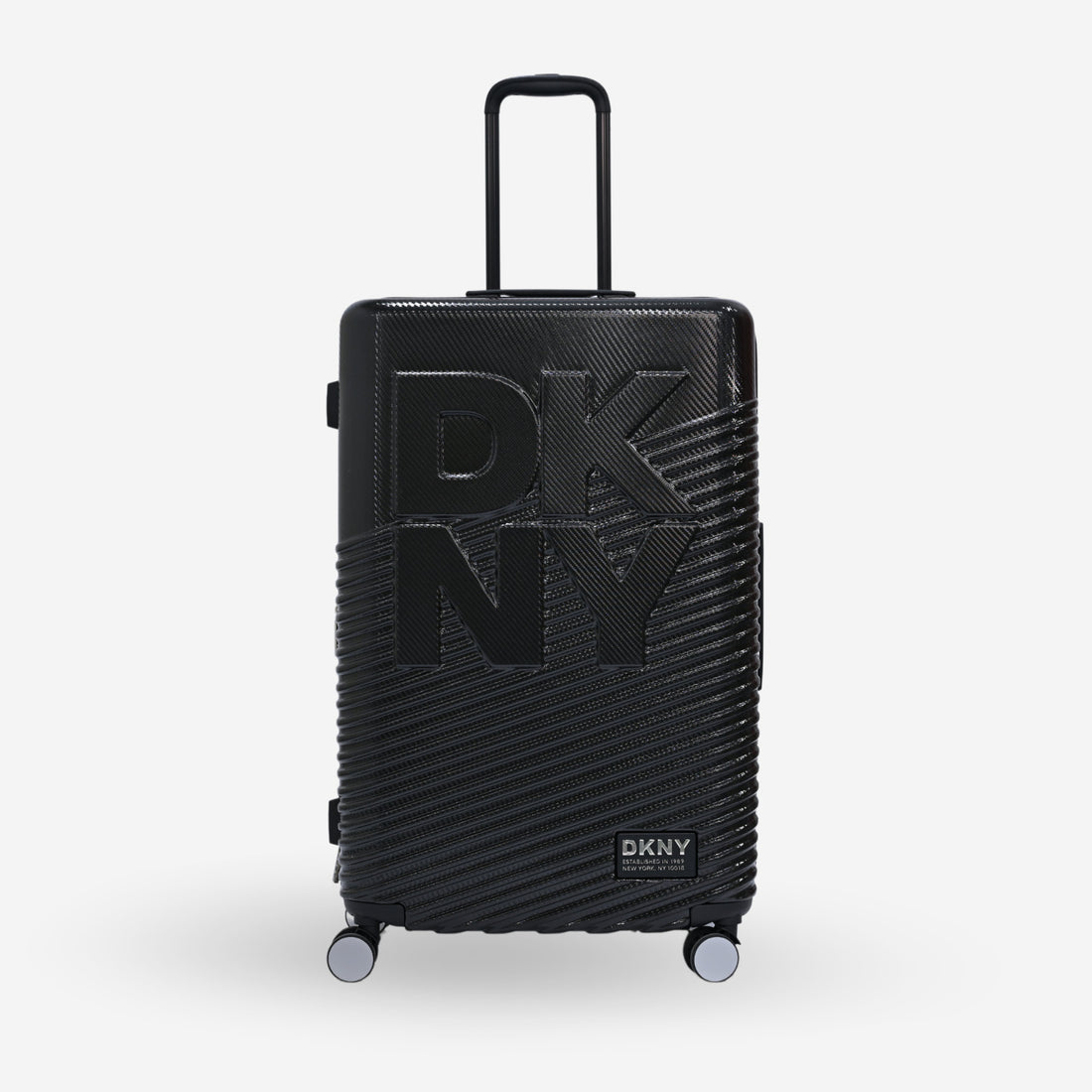 DKNY Black Large Luggage_DH818CT4_BLK_01