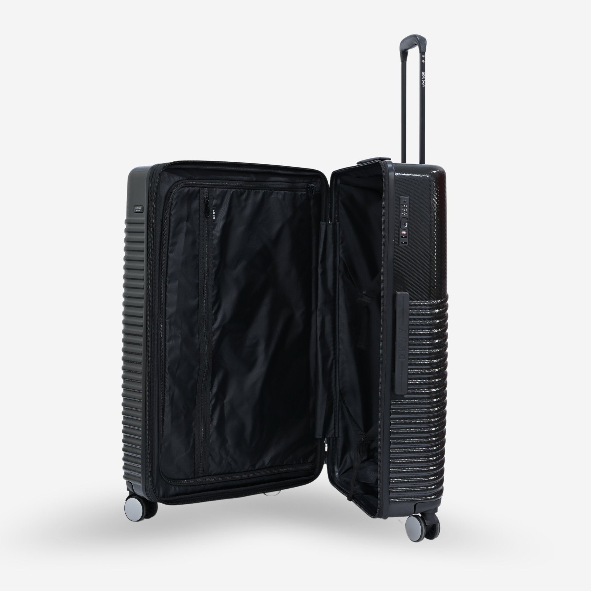 DKNY Black Large Luggage_DH818CT4_BLK_04