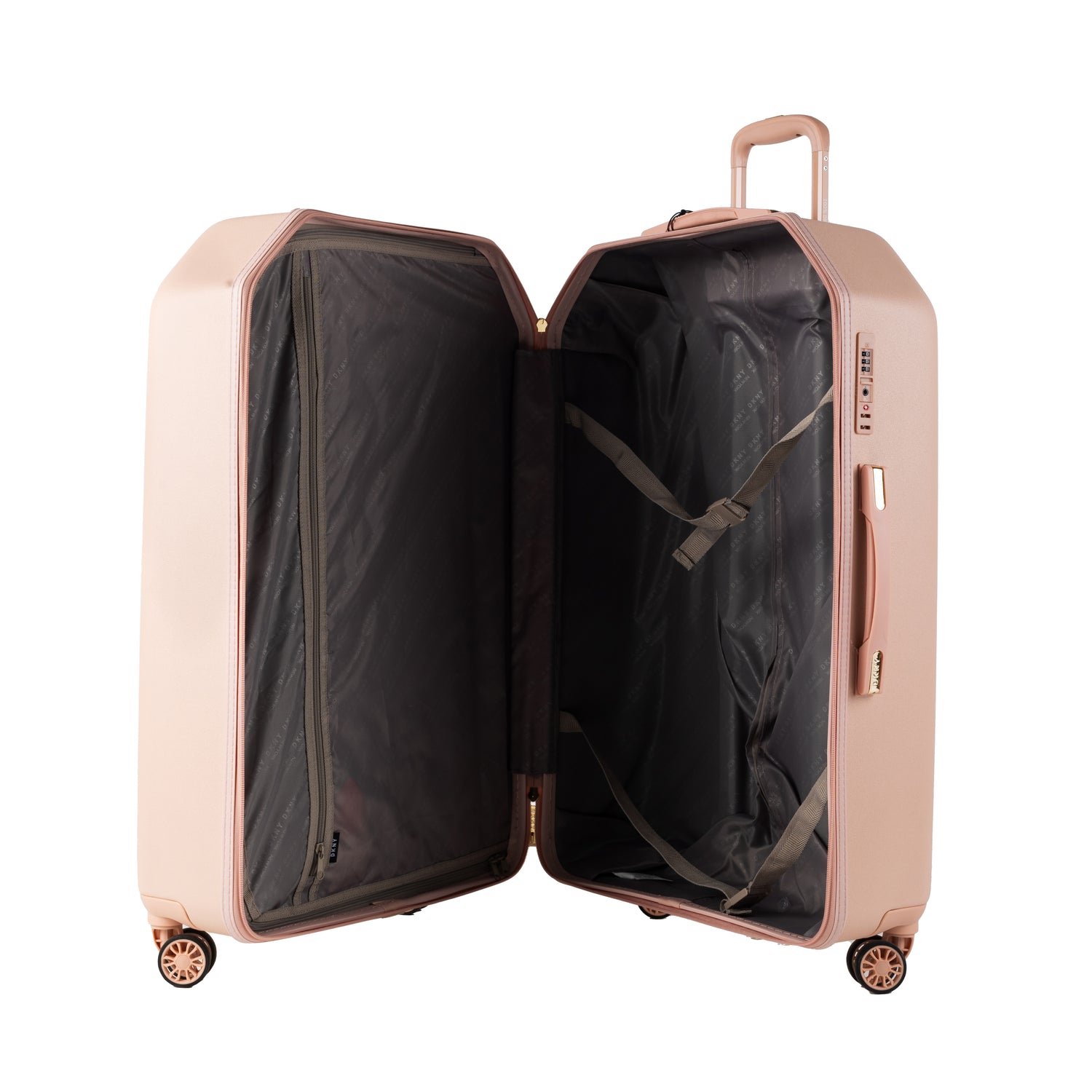 DKNY Pink Large Luggage