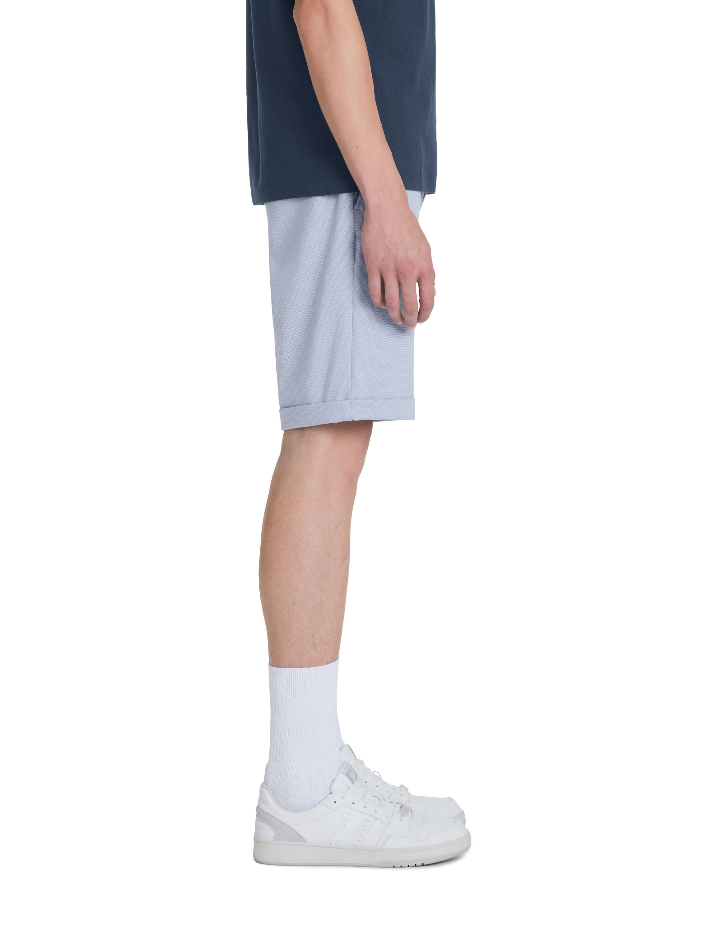 Celio_Blue 24H Knit Bermuda Shorts_DOEVANBM_BLUE_04